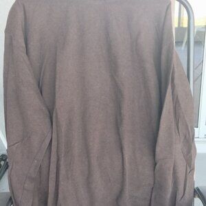 St. John's Bay XXL Men's Long-Sleeved Brown Turtleneck